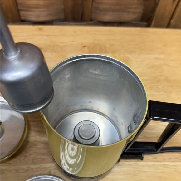 Vintage Empire Yellow and Black Coffee Percolator - Picture 2 of 3